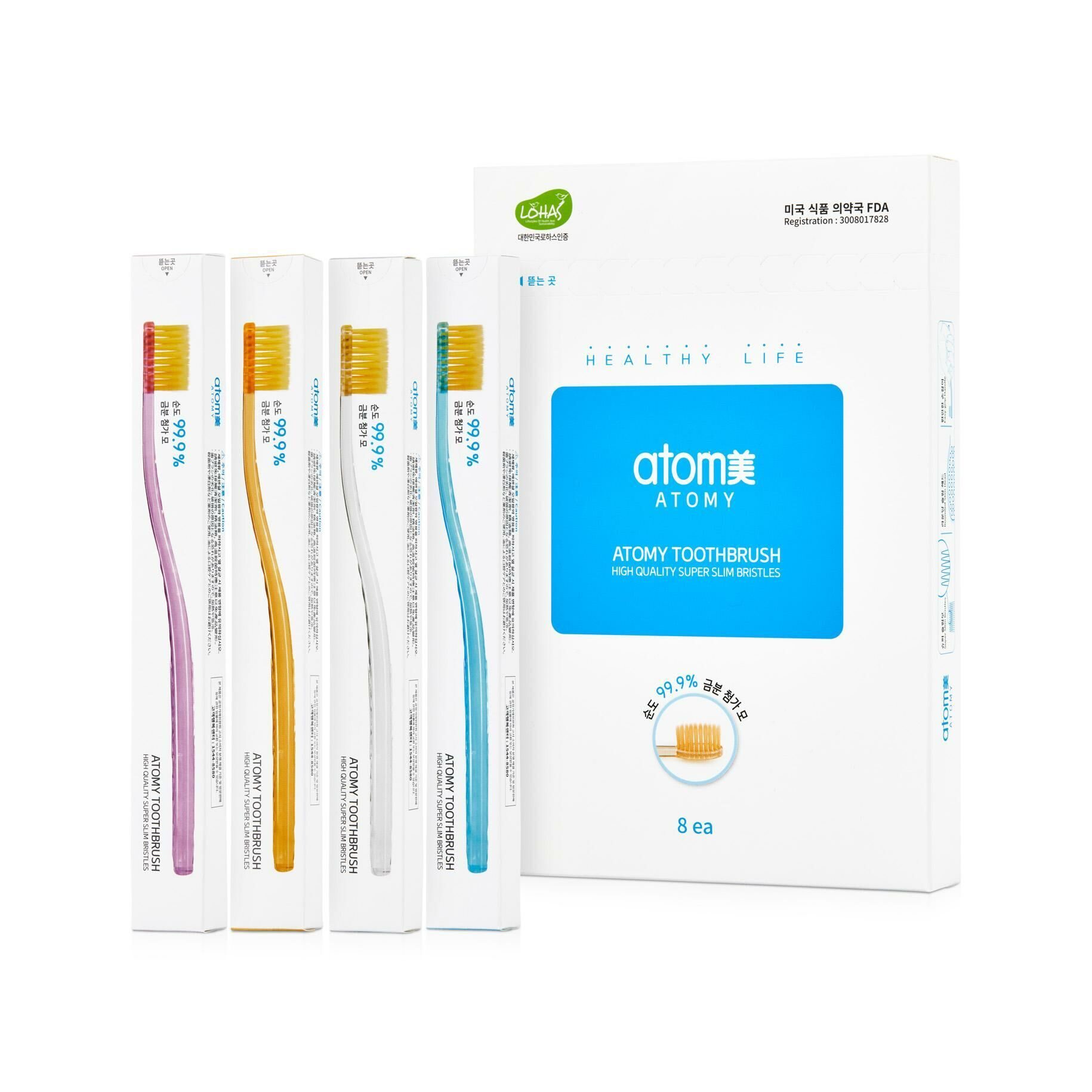 Атоми Зубные Щетки 8 шт (Atomy Toothbrush)